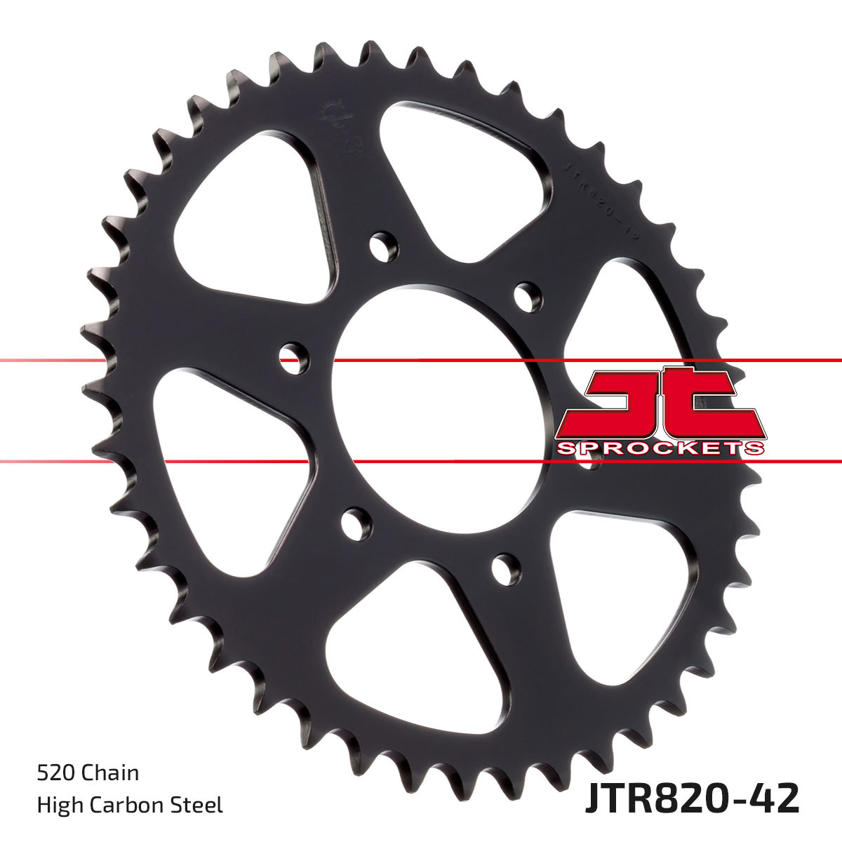 JT Sprockets 42 Tooth Steel Rear Sprocket for Suzuki SP370 1978-1979