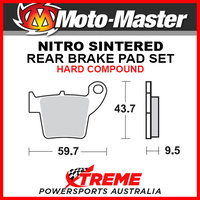 Moto-Master Husqvarna CR50 Senior 2005-2012 Nitro Sintered Hard Rear Brake Pad 094721