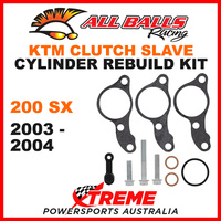 ALL BALLS 18-6006 KTM CLUTCH SLAVE CYLINDER REBUILD KIT 200SX 200 SX 2003-2004