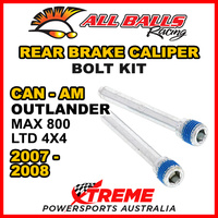 All Balls 18-7002 Can-Am Outlander MAX 800LTD 4X4 07-08 Rear Brake Caliper Bolts