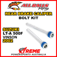 All Balls 18-7002 For Suzuki LT-A500F Vinson 2002 Rear Brake Caliper Bolt Kit