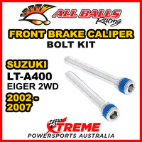 All Balls 18-7002 For Suzuki LT-A400 Eiger 2WD 02-07 Front Brake Caliper Bolt Kit