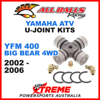 19-1003 Yamaha YFM400 Big Bear 4WD 2002-2006 All Balls U-Joint Drive Shaft Kit