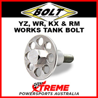 Works Fuel Tank Bolt YZ, WR, KX, RM Silver Motorcycle Yamaha For Suzuki Kawasaki