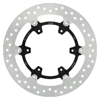 Black ABS Front Left Floating Brake Disc for KTM 990 Adventure DakarABS 2011