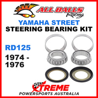 All Balls 22-1007 Yamaha RD125 RD 125 1974-1976 Steering Head Stem Bearing Kit