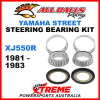 All Balls 22-1007 Yamaha XJ550R XJ 550R 1981-1983 Steering Head Stem Bearing Kit