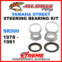 All Balls 22-1008 Yamaha SR500 SR 500 1978-1981 Steering Head Stem Bearing Kit