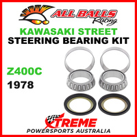 All Balls 22-1012 Kawasaki Z400C Z 400C 1978 Steering Head Stem Bearing Kit