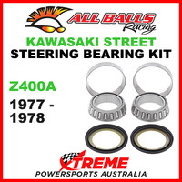 All Balls 22-1012 Kawasaki Z400A Z 400A 1977-1978 Steering Head Stem Bearing Kit