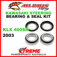 22-1013 Kawasaki KLX400SR KLX 400SR 2003 Steering Head Stem Bearing Kit