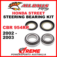 All Balls 22-1020 Honda CBR954RR CBR 954RR 02-03 Steering Head Stem Bearing Kit