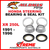 22-1021 Honda XR250L XR 250L 1991-1996 Steering Head Stem Bearing & Seal Kit