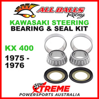 22-1022 Kawasaki KX400 KX 400 1975-1976 Steering Head Stem Bearing & Seal Kit