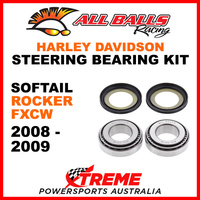 All Balls 22-1032 HD Softail Rocker FXCW 2008-2009 Head Stem Bearing Kit