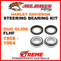 All Balls 22-1032 HD Duo Glide FLHF 1958-1964 Steering Head Stem Bearing Kit