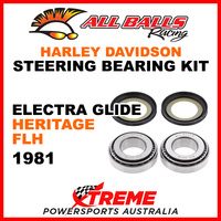 22-1032 HD Electra Glide Heritage FLH 1981 Steering Head Stem Bearing Kit