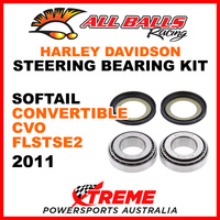 22-1032 HD Softail Convertible CVO FLSTSE2 2011 Steering Head Stem Bearing Kit