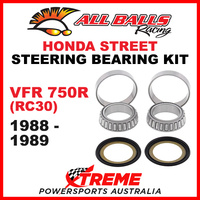 All Balls 22-1039 Honda VFR750R (RC30) 1988-1989 Steering Head Stem Bearing Kit