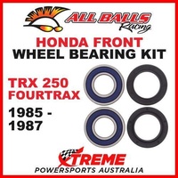 Front Wheel Bearing Kit Honda ATV TRX250 FOURTRAX 1985-1987 QUAD, All Balls 25-1112