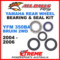 ALL BALLS 25-1139 REAR WHEEL BEARING KIT YAMAHA YFM350BA BRUIN 2WD 2004-2006 ATV