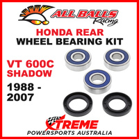 All Balls 25-1258 Honda VT 600C Shadow 1998-2007 Rear Wheel Bearing Kit