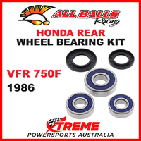 All Balls 25-1268 Honda VFR750F VFR 750F 1986 Rear Wheel Bearing Kit