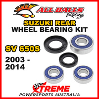 All Balls 25-1269 For Suzuki SV650S 2003-2014 Rear Wheel Bearing Kit