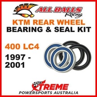 MX Rear Wheel Bearing Kit KTM 400LC4 400 LC4 1997-2001 Off Road Trail, All Balls 25-1283