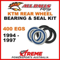 MX Rear Wheel Bearing Kit KTM 400EGS 400 EGS EGS400 1994-1997 Enduro, All Balls 25-1283