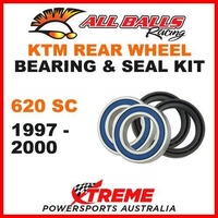 MX Rear Wheel Bearing Kit KTM 620SC 620 SC SC620 620cc 1997-2000 Moto, All Balls 25-1283