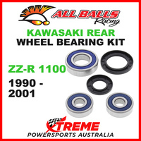 All Balls 25-1285 Kawasaki ZZ-R 1100 1990-2001 Rear Wheel Bearing Kit