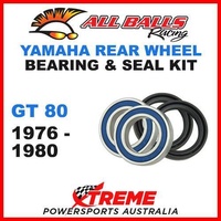 MX Rear Wheel Bearing Kit Yamaha GT80 GT 80 1976-1980 Motorcycle Moto, All Balls 25-1292