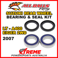 ALL BALLS 25-1293 ATV REAR WHEEL BEARING KIT For Suzuki LT-A400 EIGER 2WD 2007