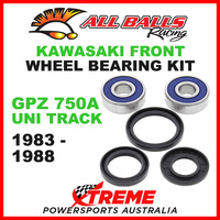 All Balls 25-1310 Kawasaki GPZ 750A Uni Track 1983-1988 Front Wheel Bearing Kit