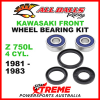 All Balls 25-1310 Kawasaki Z750L Four 1981-1983 Front Wheel Bearing Kit