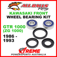 All Balls 25-1310 Kawasaki GTR 1000 ZG1000 1986-1993 Front Wheel Bearing Kit