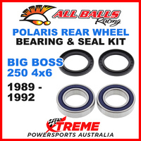 ALL BALLS 25-1321 ATV REAR WHEEL BEARING KIT POLARIS BIG BOSS 250 4x6 1989-1992