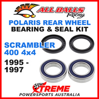 ALL BALLS 25-1321 ATV REAR WHEEL BEARING KIT POLARIS SCRAMBLER 400 4x4 1995-1997