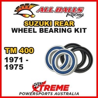 MX Rear Wheel Bearing Kit For Suzuki TM400 TM 400 1971-1975 Dirt Bike, All Balls 25-1326