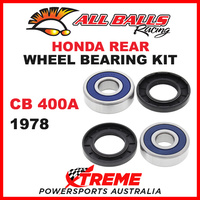 All Balls 25-1343 Honda CB400A CB 400A 1978 Rear Wheel Bearing Kit