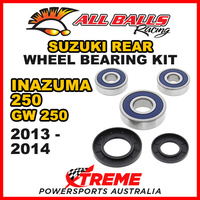 All Balls 25-1344 For Suzuki Inazuma 250 GW250 2013-2014 Rear Wheel Bearing Kit