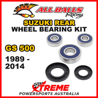 All Balls 25-1344 For Suzuki GS500 GS 500 1989-2014 Rear Wheel Bearing Kit