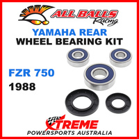 All Balls 25-1344 Yamaha FZR750 FZR 750 1988 Rear Wheel Bearing Kit