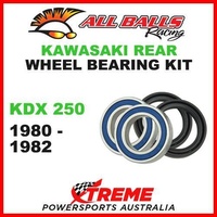 MX Rear Wheel Bearing Kit Kawasaki KDX250 KDX 250 1980-1982 Moto, All Balls 25-1346