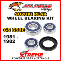 All Balls 25-1347 For Suzuki GS650E GS 650E 1981-1982 Rear Wheel Bearing Kit