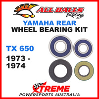 All Balls 25-1357 Yamaha TX650 TX 650 1973-1974 Rear Wheel Bearing Kit