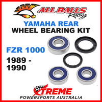 All Balls 25-1360 Yamaha FZR 1000 1989-1990 Rear Wheel Bearing Kit