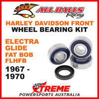 25-1366 HD Electra Glide Fat Bob FLHFB 67-70 Front Wheel Bearing Kit Non ABS