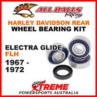 All Balls 25-1366 HD Electra Glide FLH 1967-1972 Rear Wheel Bearing Kit Non ABS